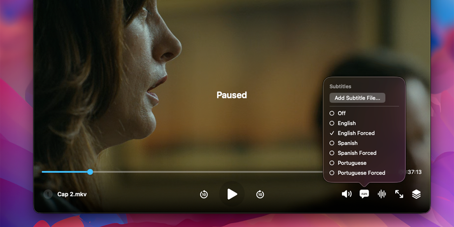 MiroVideo playback interface
